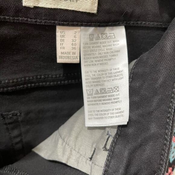 LOGO Lori Goldstein floral straight leg jeans‎ - Picture 4 of 4